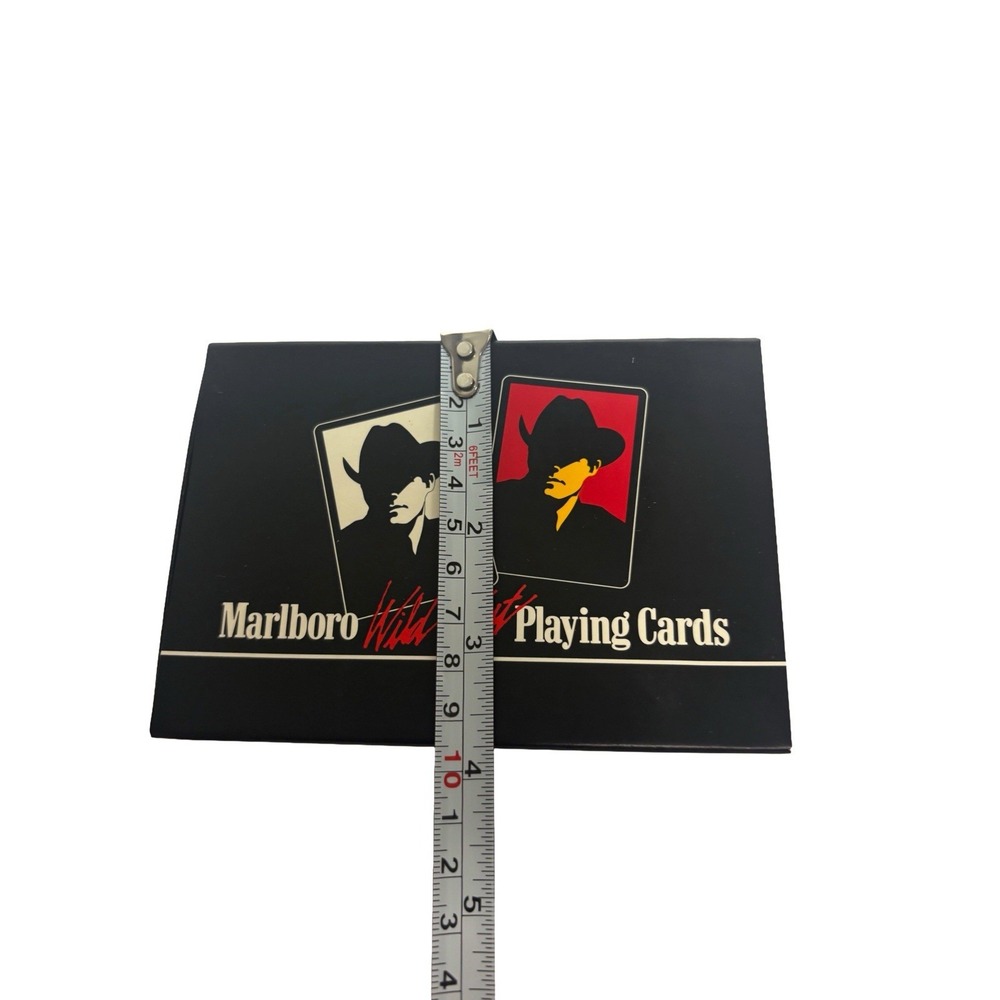 New Vintage 1991 Philip Morris MARLBORO WILD WEST Playing Cards 2 Decks - Picture 5 of 5